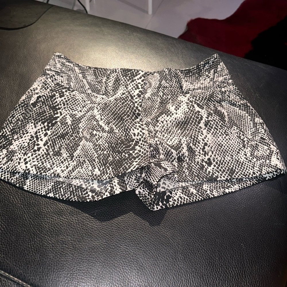 Express Animal Snake Print Shorts